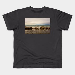 Stormy Coast at Piran, Slovenia Kids T-Shirt